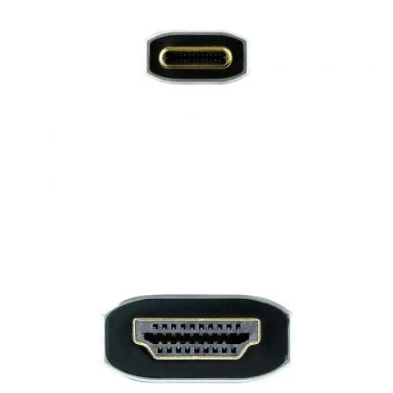 Cable Conversor Nanocable 10.15.5162/ USB Tipo-C Macho - HDMI Macho/ 1.8m/ Negro Cable Conversor Nanocable 10.15.5162/ USB Tipo-C Macho - HDMI Macho/ 1.8m/ Negro
