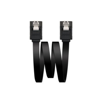 Cable SATA III Nanocable 10.18.1001-BK/ 50cm/ Negro Cable SATA III Nanocable 10.18.1001-BK/ 50cm/ Negro