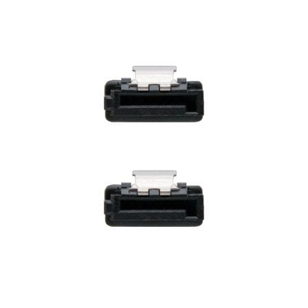 Cable SATA III Nanocable 10.18.1001-BK/ 50cm/ Negro Cable SATA III Nanocable 10.18.1001-BK/ 50cm/ Negro