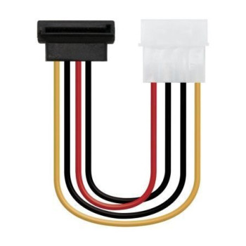 Cable de Alimentación SATA Nanocable 10.19.0201-OEM/ Molex Macho - SATA Hembra/ 16cm Cable de Alimentación SATA Nanocable 10.19.0201-OEM/ Molex Macho - SATA Hembra/ 16cm