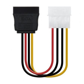 Cable de Alimentación SATA Nanocable 10.19.0205-OEM/ Molex Macho - SATA Hembra/ 16cm Cable de Alimentación SATA Nanocable 10.19.0205-OEM/ Molex Macho - SATA Hembra/ 16cm