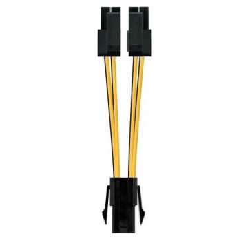 Cable de Alimentación Microprocesador Nanocable 10.19.1401/ Molex -4+4 PIN Macho - Molex 4 PIN Hembra/ 15cm Cable de Alimentación Microprocesador Nanocable 10.19.1401/ Molex -4+4 PIN Macho - Molex 4 PIN Hembra/ 15cm