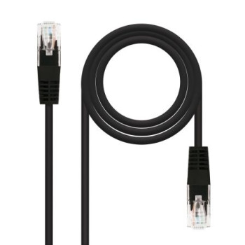 Cable de Red RJ45 UTP Nanocable 10.20.0100-BK Cat.5e/ 50cm/ Negro Cable de Red RJ45 UTP Nanocable 10.20.0100-BK Cat.5e/ 50cm/ Negro