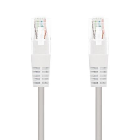 Cable de Red RJ45 UTP Nanocable 10.20.0101-W Cat.5e/ 1m/ Blanco Cable de Red RJ45 UTP Nanocable 10.20.0101-W Cat.5e/ 1m/ Blanco