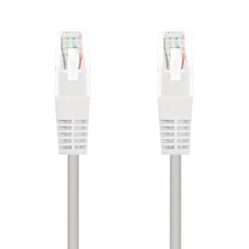 Cable de Red RJ45 UTP Nanocable 10.20.0101-W Cat.5e/ 1m/ Blanco Cable de Red RJ45 UTP Nanocable 10.20.0101-W Cat.5e/ 1m/ Blanco