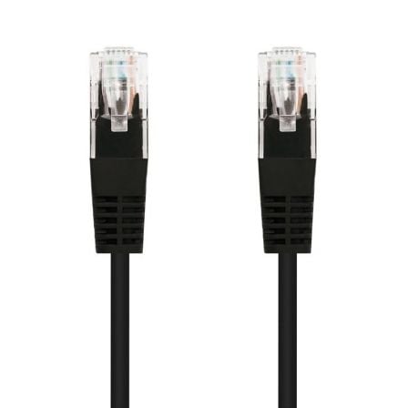 Cable de Red RJ45 UTP Nanocable 10.20.0103-BK Cat.5e/ 3m/ Negro Cable de Red RJ45 UTP Nanocable 10.20.0103-BK Cat.5e/ 3m/ Negro