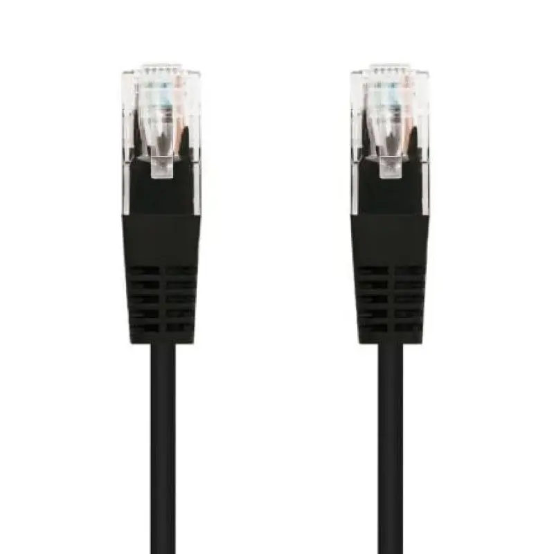 Cable de Red RJ45 UTP Nanocable 10.20.0103-BK Cat.5e/ 3m/ Negro Cable de Red RJ45 UTP Nanocable 10.20.0103-BK Cat.5e/ 3m/ Negro