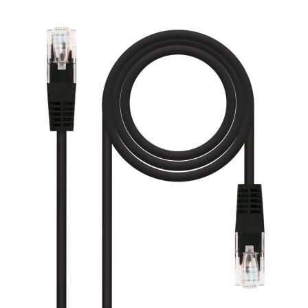 Cable de Red RJ45 UTP Nanocable 10.20.0103-BK Cat.5e/ 3m/ Negro Cable de Red RJ45 UTP Nanocable 10.20.0103-BK Cat.5e/ 3m/ Negro