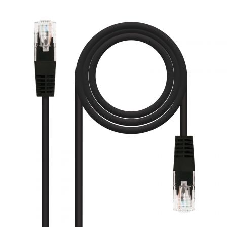Cable de Red RJ45 UTP Nanocable 10.20.0110-BK Cat.5e/ 10m/ Negro Cable de Red RJ45 UTP Nanocable 10.20.0110-BK Cat.5e/ 10m/ Negro