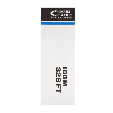 Bobina de Cable RJ45 UTP Nanocable 10.20.0302-FLEX Cat.5e/ 100m/ Gris Bobina de Cable RJ45 UTP Nanocable 10.20.0302-FLEX Cat.5e/ 100m/ Gris