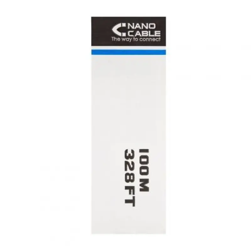 Bobina de Cable RJ45 UTP Nanocable 10.20.0302-FLEX Cat.5e/ 100m/ Gris Bobina de Cable RJ45 UTP Nanocable 10.20.0302-FLEX Cat.5e/ 100m/ Gris