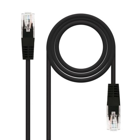 Cable de Red RJ45 UTP Nanocable 10.20.0400-BK Cat.6/ 50cm/ Negro Cable de Red RJ45 UTP Nanocable 10.20.0400-BK Cat.6/ 50cm/ Negro