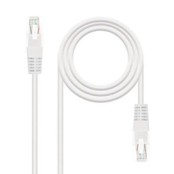 Cable de Red RJ45 UTP Nanocable 10.20.0400-W Cat.6/ 50cm/ Blanco Cable de Red RJ45 UTP Nanocable 10.20.0400-W Cat.6/ 50cm/ Blanco
