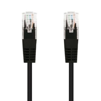 Cable de Red RJ45 UTP Nanocable 10.20.0401-BK/ Cat.6/ 1m/ Negro Cable de Red RJ45 UTP Nanocable 10.20.0401-BK/ Cat.6/ 1m/ Negro