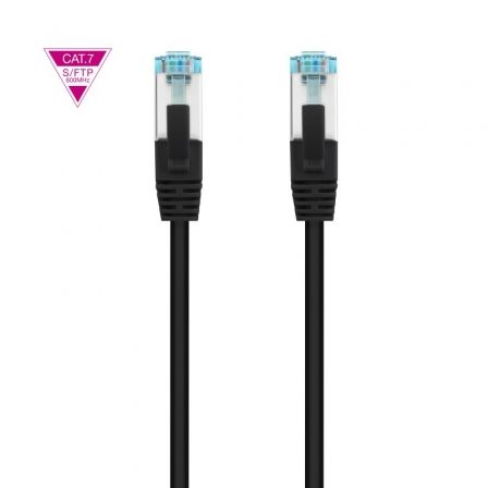 Cable de Red RJ45 SFTP Nanocable 10.20.1701-BK Cat.7/ 1m/ Negro Cable de Red RJ45 SFTP Nanocable 10.20.1701-BK Cat.7/ 1m/ Negro