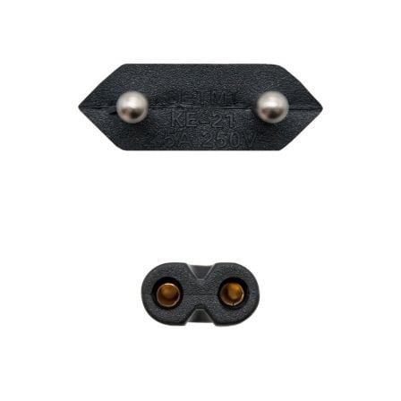 Cable Alimentación Forma 8 Nanocable 10.22.0402/ CEE7/16 Macho - C7 Hembra/ 1.5m/ Negro Cable Alimentación Forma 8 Nanocable 10.22.0402/ CEE7/16 Macho - C7 Hembra/ 1.5m/ Negro