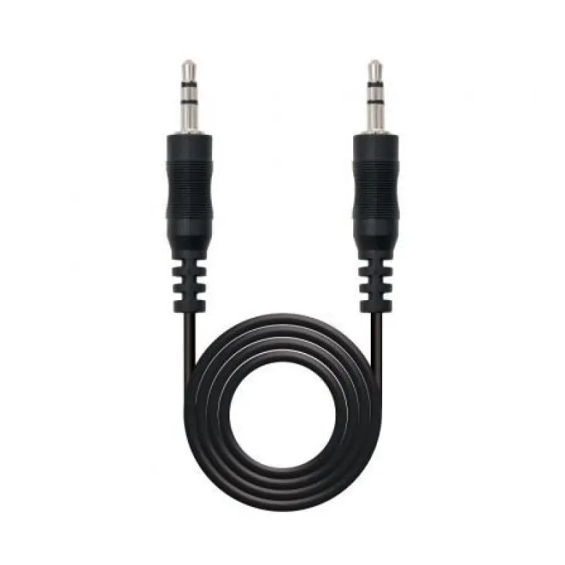 Cable Estéreo Nanocable 10.24.0105/ Jack 3.5 Macho - Jack 3.5 Macho/ 5m/ Negro Cable Estéreo Nanocable 10.24.0105/ Jack 3.5 Macho - Jack 3.5 Macho/ 5m/ Negro
