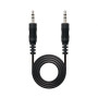 Cable Estéreo Nanocable 10.24.0105/ Jack 3.5 Macho - Jack 3.5 Macho/ 5m/ Negro