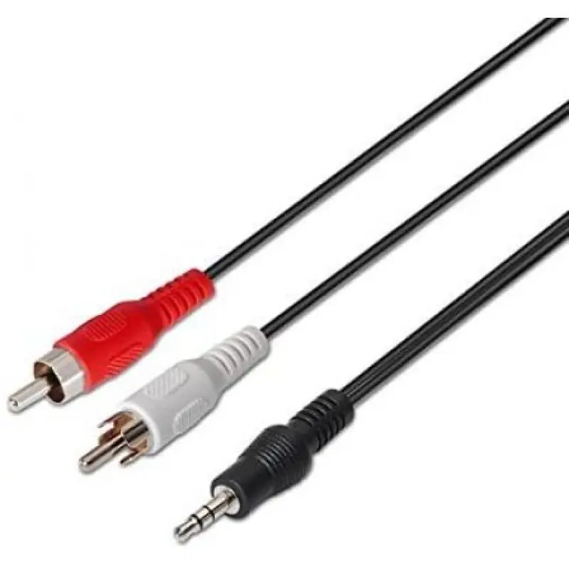Cable Estéreo Nanocable 10.24.0310/ Jack 3.5 Macho - 2x RCA Macho/ 10m/ Negro Cable Estéreo Nanocable 10.24.0310/ Jack 3.5 Macho - 2x RCA Macho/ 10m/ Negro