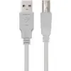 Cable USB 2.0 Impresora Nanocable 10.01.0103/ USB Tipo-B Macho - USB Macho/ 1.8m/ Beige Cable USB 2.0 Impresora Nanocable 10.01.0103/ USB Tipo-B Macho - USB Macho/ 1.8m/ Beige
