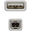 Cable USB 2.0 Impresora Nanocable 10.01.0103/ USB Tipo-B Macho - USB Macho/ 1.8m/ Beige Cable USB 2.0 Impresora Nanocable 10.01.0103/ USB Tipo-B Macho - USB Macho/ 1.8m/ Beige