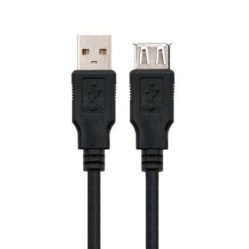 Cable Alargador USB Nanocable 10.01.0204-BK/ USB Macho - USB Hembra/ 3m/ Negro Cable Alargador USB Nanocable 10.01.0204-BK/ USB Macho - USB Hembra/ 3m/ Negro