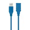 Cable Alargador USB 3.0 Nanocable 10.01.0902-BL/ USB Macho - USB Hembra/ 2m/ Azul Cable Alargador USB 3.0 Nanocable 10.01.0902-BL/ USB Macho - USB Hembra/ 2m/ Azul