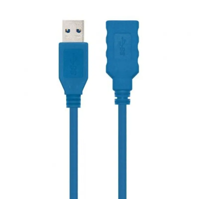 Cable Alargador USB 3.0 Nanocable 10.01.0902-BL/ USB Macho - USB Hembra/ 2m/ Azul Cable Alargador USB 3.0 Nanocable 10.01.0902-BL/ USB Macho - USB Hembra/ 2m/ Azul