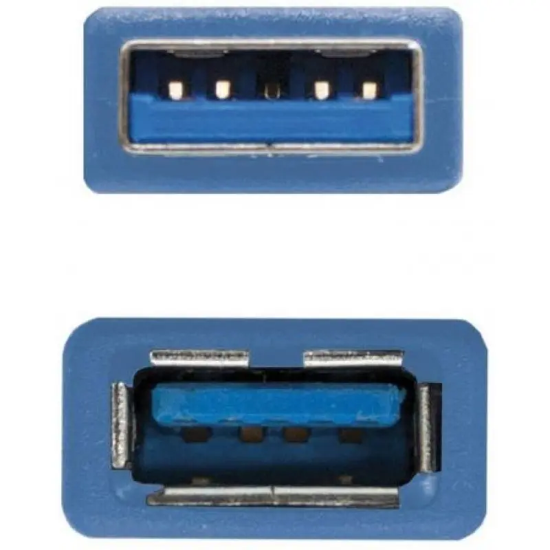 Cable Alargador USB 3.0 Nanocable 10.01.0902-BL/ USB Macho - USB Hembra/ 2m/ Azul Cable Alargador USB 3.0 Nanocable 10.01.0902-BL/ USB Macho - USB Hembra/ 2m/ Azul