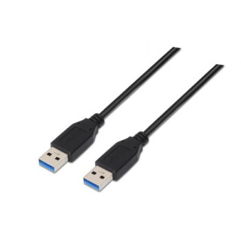 Cable USB 3.0 Nanocable 10.01.1002-BK/ USB Macho - USB Macho/ 2m/ Negro Cable USB 3.0 Nanocable 10.01.1002-BK/ USB Macho - USB Macho/ 2m/ Negro