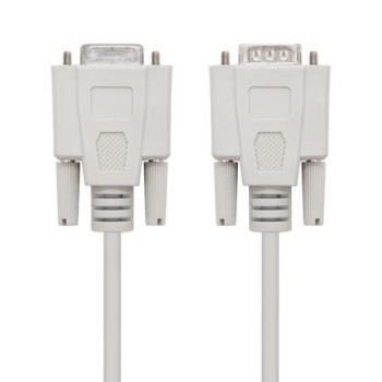 Cable Serie NULL Modem Nanocable 10.14.0503/ DB9 Macho - DB9 Hembra/ 3m/ Beige Cable Serie NULL Modem Nanocable 10.14.0503/ DB9 Macho - DB9 Hembra/ 3m/ Beige