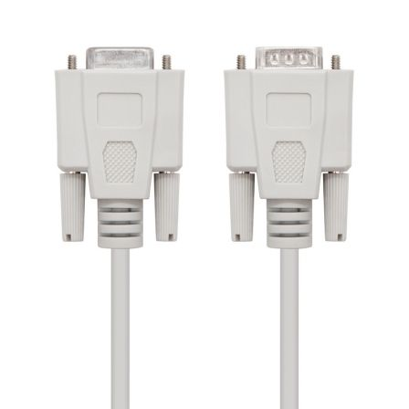 Cable Serie NULL Modem Nanocable 10.14.0503/ DB9 Macho - DB9 Hembra/ 3m/ Beige Cable Serie NULL Modem Nanocable 10.14.0503/ DB9 Macho - DB9 Hembra/ 3m/ Beige