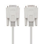 Cable Serie NULL Modem Nanocable 10.14.0503/ DB9 Macho - DB9 Hembra/ 3m/ Beige