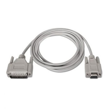 Cable Serie NULL Modem Nanocable 10.14.0802/ DB9 Hembra - DB25 Macho/ 1.8m/ Beige Cable Serie NULL Modem Nanocable 10.14.0802/ DB9 Hembra - DB25 Macho/ 1.8m/ Beige