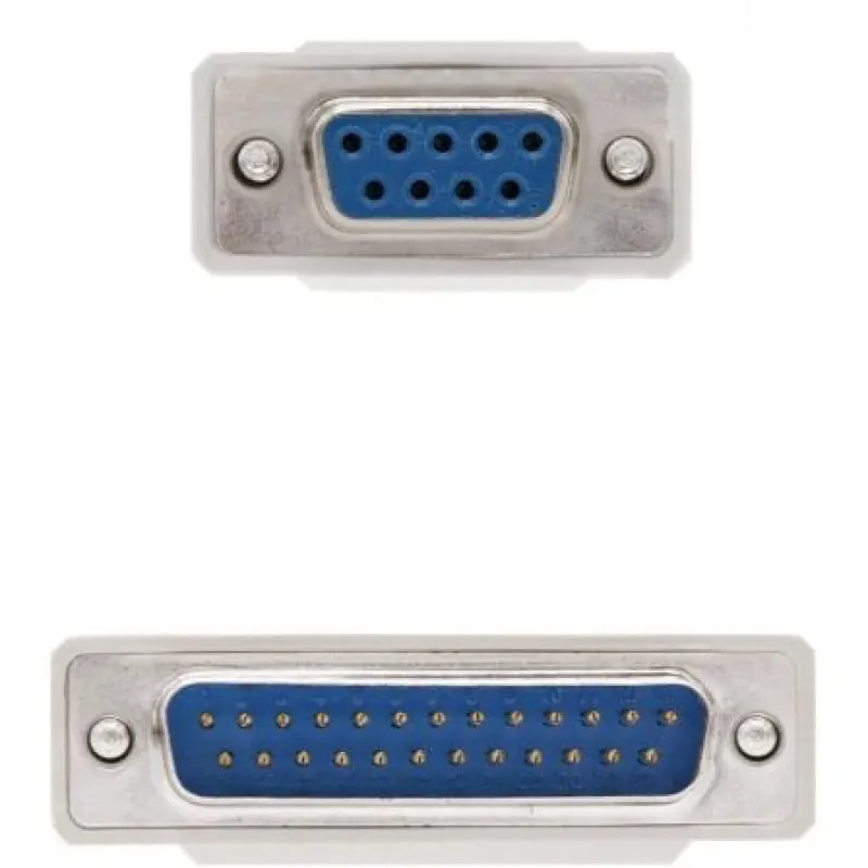 Cable Serie NULL Modem Nanocable 10.14.0802/ DB9 Hembra - DB25 Macho/ 1.8m/ Beige Cable Serie NULL Modem Nanocable 10.14.0802/ DB9 Hembra - DB25 Macho/ 1.8m/ Beige