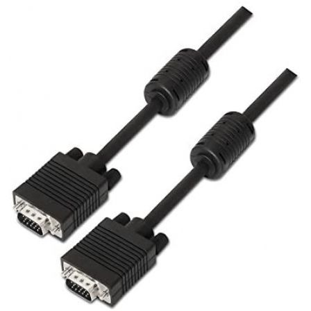 Cable SVGA Nanocable 10.15.0101/ VGA Macho - VGA Macho/ 1m/ Negro Cable SVGA Nanocable 10.15.0101/ VGA Macho - VGA Macho/ 1m/ Negro