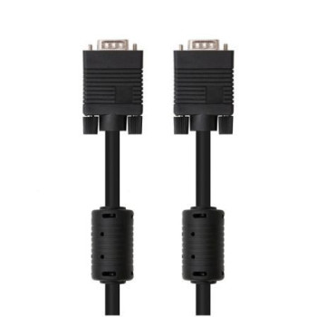 Cable SVGA Nanocable 10.15.0110/ VGA Macho - VGA Macho/ 10m/ Negro Cable SVGA Nanocable 10.15.0110/ VGA Macho - VGA Macho/ 10m/ Negro