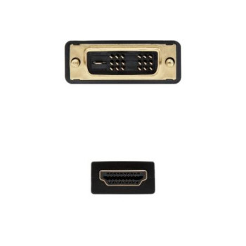 Cable HDMI Nanocable 10.15.0502/ DVI Macho - HDMI Macho/ 1.8m/ Negro Cable HDMI Nanocable 10.15.0502/ DVI Macho - HDMI Macho/ 1.8m/ Negro