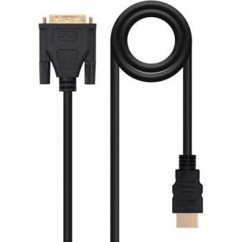 Cable HDMI Nanocable 10.15.0503/ DVI Macho - HDMI Macho/ 3m/ Negro Cable HDMI Nanocable 10.15.0503/ DVI Macho - HDMI Macho/ 3m/ Negro