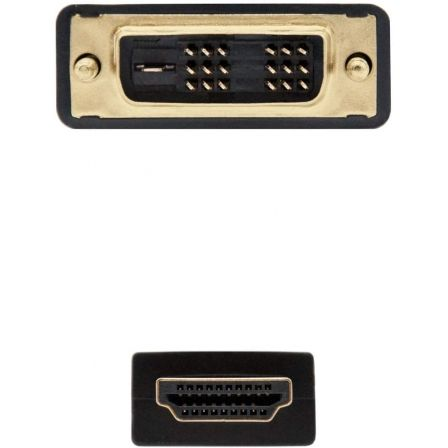 Cable HDMI Nanocable 10.15.0503/ DVI Macho - HDMI Macho/ 3m/ Negro Cable HDMI Nanocable 10.15.0503/ DVI Macho - HDMI Macho/ 3m/ Negro