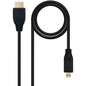 Cable Micro HDMI Nanocable 10.15.3501/ HDMI Macho - Micro HDMI Macho/ 0.8m/ Negro Cable Micro HDMI Nanocable 10.15.3501/ HDMI Macho - Micro HDMI Macho/ 0.8m/ Negro