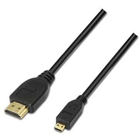 Cable Micro HDMI Nanocable 10.15.3501/ HDMI Macho - Micro HDMI Macho/ 0.8m/ Negro Cable Micro HDMI Nanocable 10.15.3501/ HDMI Macho - Micro HDMI Macho/ 0.8m/ Negro