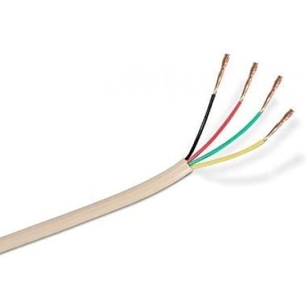Bobina de Cable de Teléfono 4C Nanocable 10.32.1002-OEM/ 100m/ Beige Bobina de Cable de Teléfono 4C Nanocable 10.32.1002-OEM/ 100m/ Beige