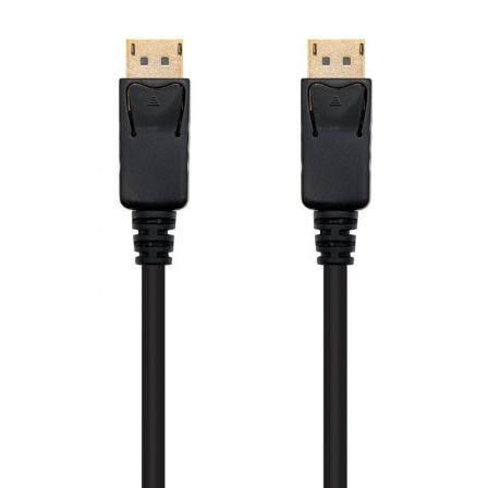 Cable DisplayPort 1.2 4K Nanocable 10.15.2300/ DisplayPort Macho - DisplayPort Macho/ 50cm/ Negro Cable DisplayPort 1.2 4K Nanocable 10.15.2300/ DisplayPort Macho - DisplayPort Macho/ 50cm/ Negro