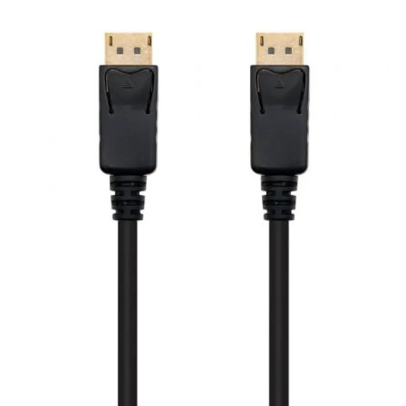 Cable DisplayPort 1.2 4K Nanocable 10.15.2300/ DisplayPort Macho - DisplayPort Macho/ 50cm/ Negro