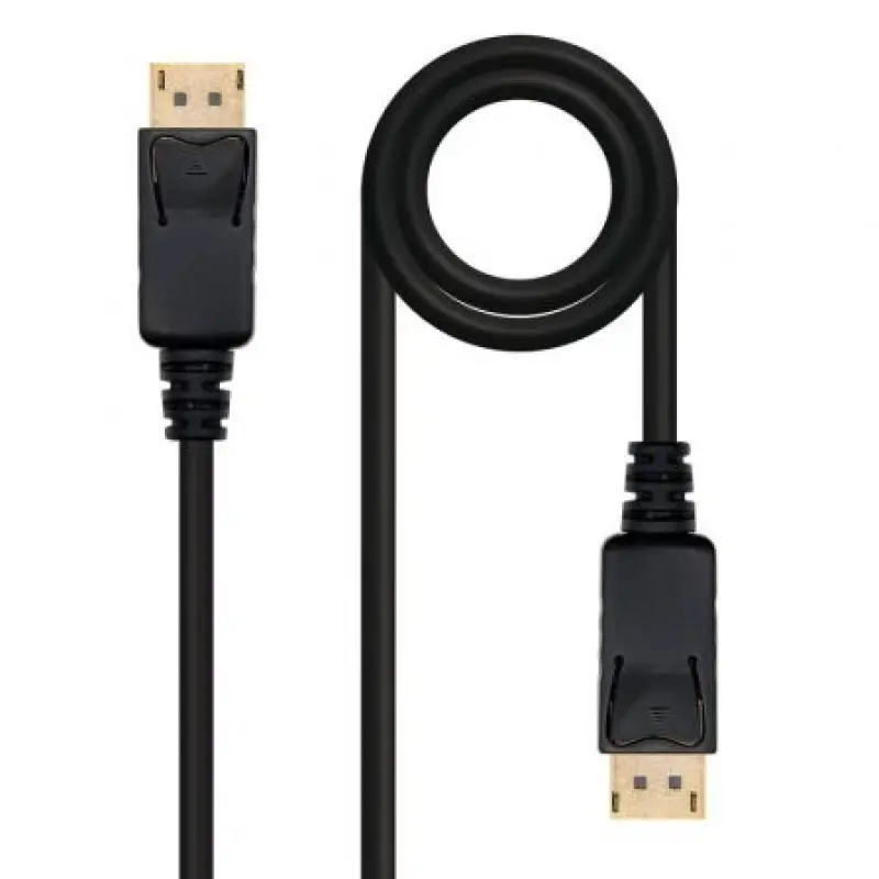 Cable DisplayPort 1.2 4K Nanocable 10.15.2300/ DisplayPort Macho - DisplayPort Macho/ 50cm/ Negro Cable DisplayPort 1.2 4K Nanocable 10.15.2300/ DisplayPort Macho - DisplayPort Macho/ 50cm/ Negro