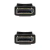 Cable DisplayPort 1.2 4K Nanocable 10.15.2300/ DisplayPort Macho - DisplayPort Macho/ 50cm/ Negro
