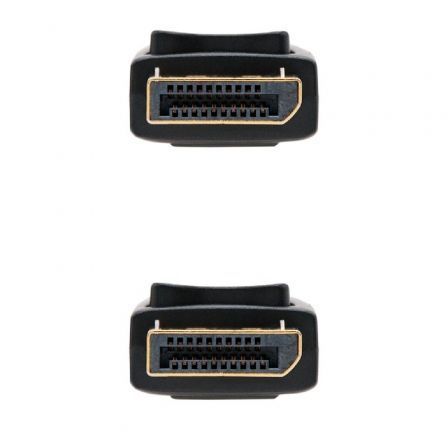 Cable DisplayPort 1.2 4K Nanocable 10.15.2300/ DisplayPort Macho - DisplayPort Macho/ 50cm/ Negro Cable DisplayPort 1.2 4K Nanocable 10.15.2300/ DisplayPort Macho - DisplayPort Macho/ 50cm/ Negro
