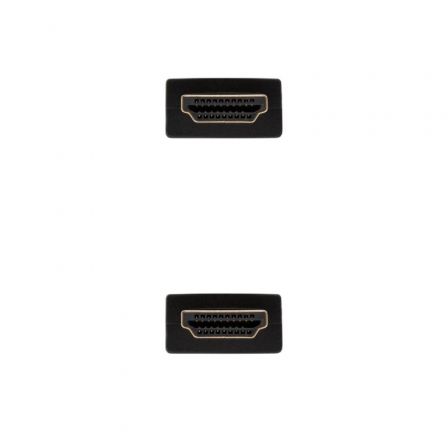 Cable HDMI 1.4 Nanocable 10.15.1700/ HDMI Macho - HDMI Macho/ 1m/ Negro Cable HDMI 1.4 Nanocable 10.15.1700/ HDMI Macho - HDMI Macho/ 1m/ Negro