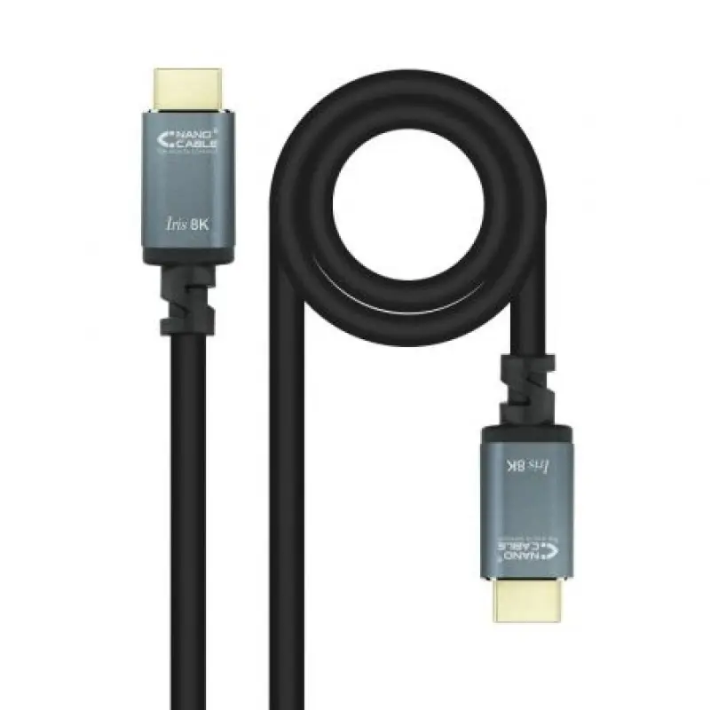 Cable HDMI Nanocable 10.15.8003/ HDMI Macho - HDMI Macho/ 3m/ Negro Cable HDMI Nanocable 10.15.8003/ HDMI Macho - HDMI Macho/ 3m/ Negro